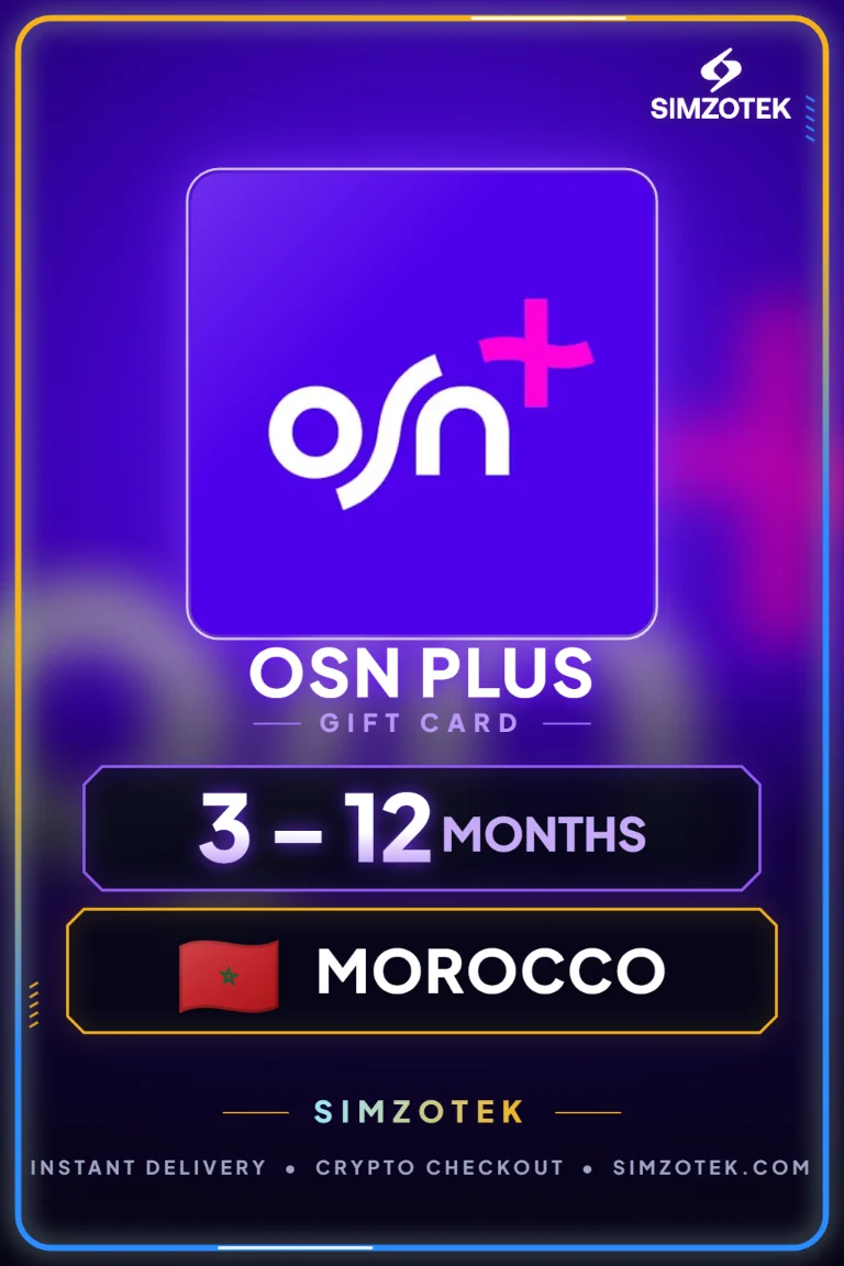 OSN Plus Gift Card (Morocco)