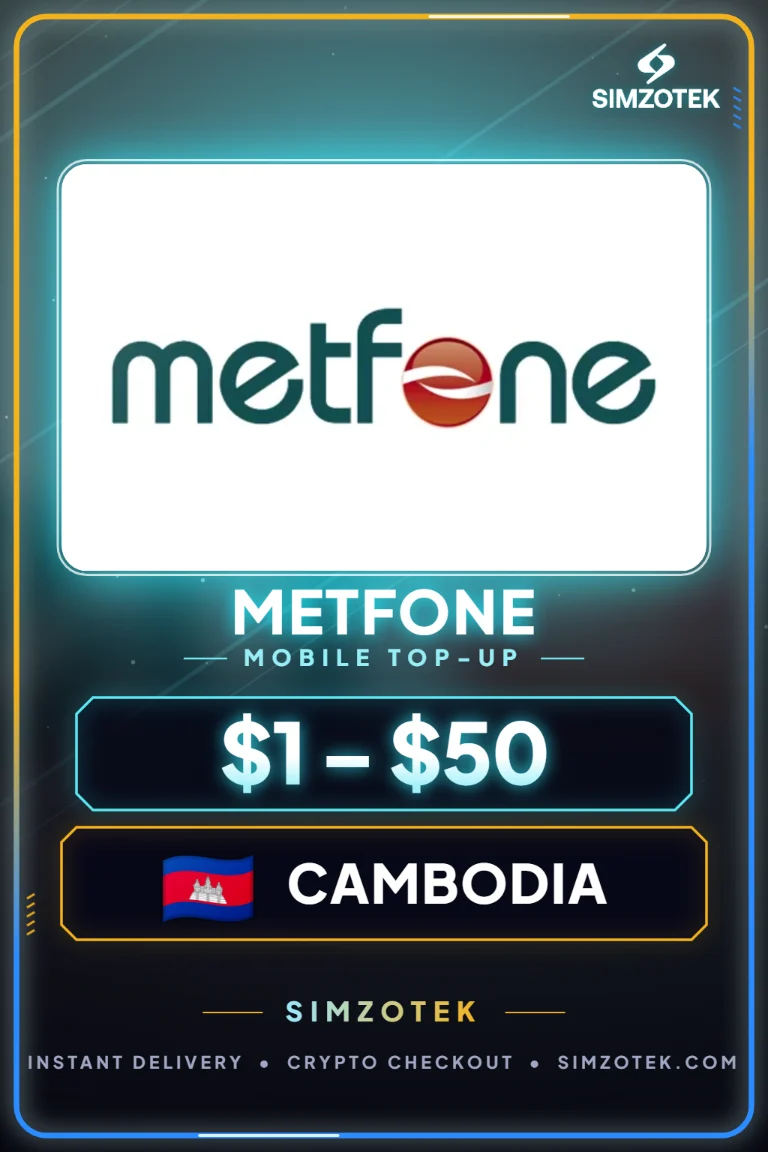 Metfone Prepaid Credit (์บ๋ณด๋์)
