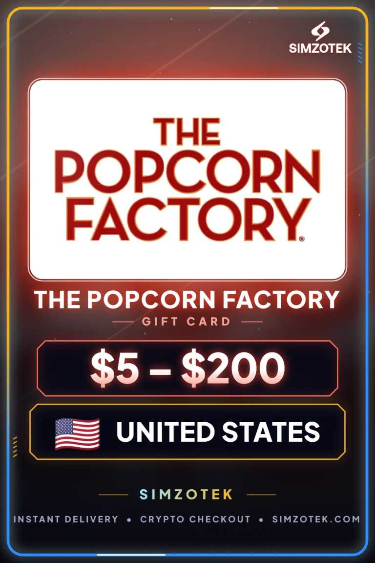 Carta regalo The Popcorn Factory (Stati Uniti)