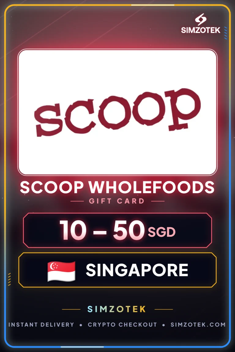 Scoop Wholefoods Gift Card (Singapore)