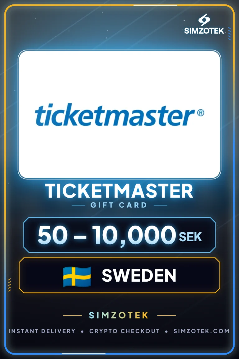 Поклон картица Ticketmaster (Шведска)