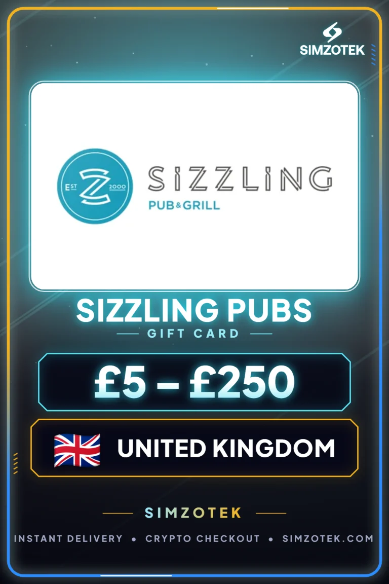 Card cadou Sizzling Pubs (Regatul Unit)