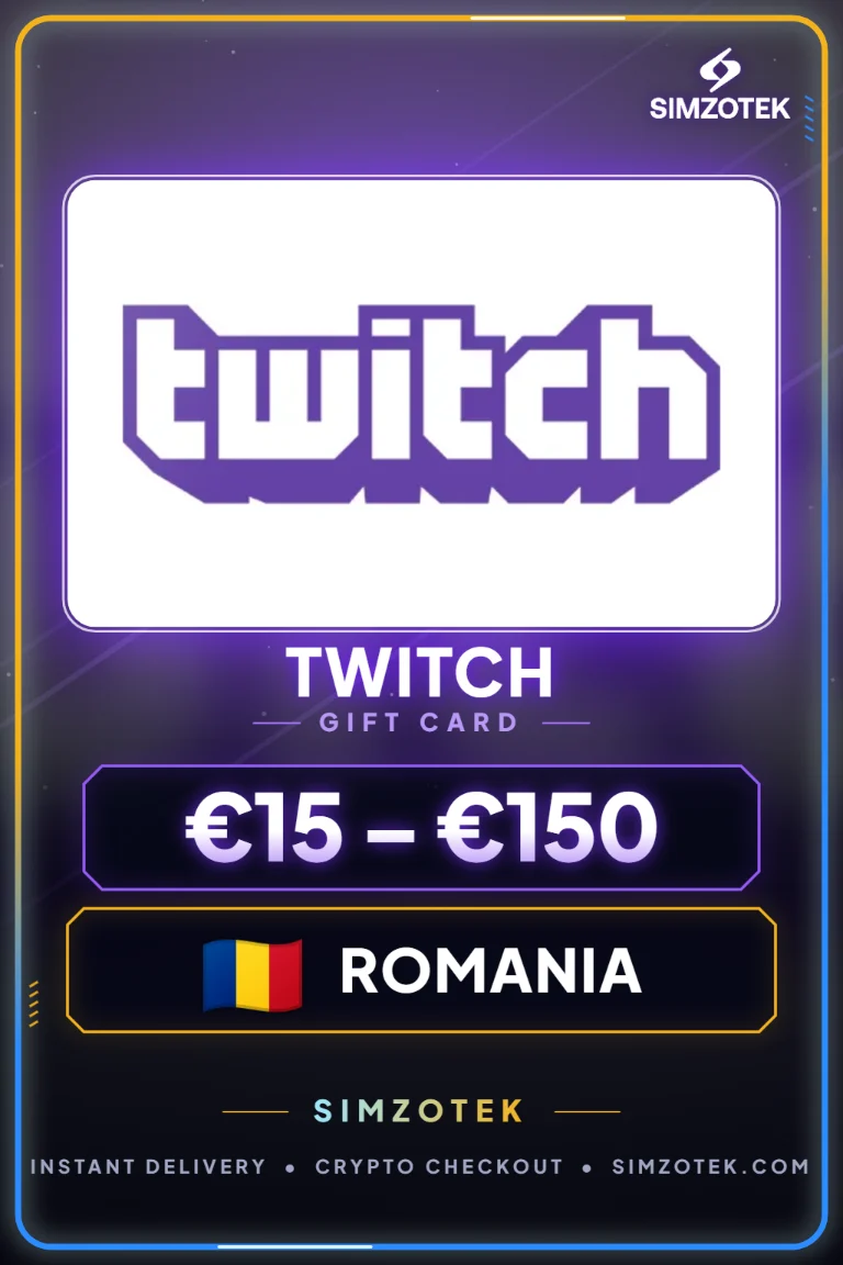 บัตรของขวัญ Twitch (โรมาเนีย)