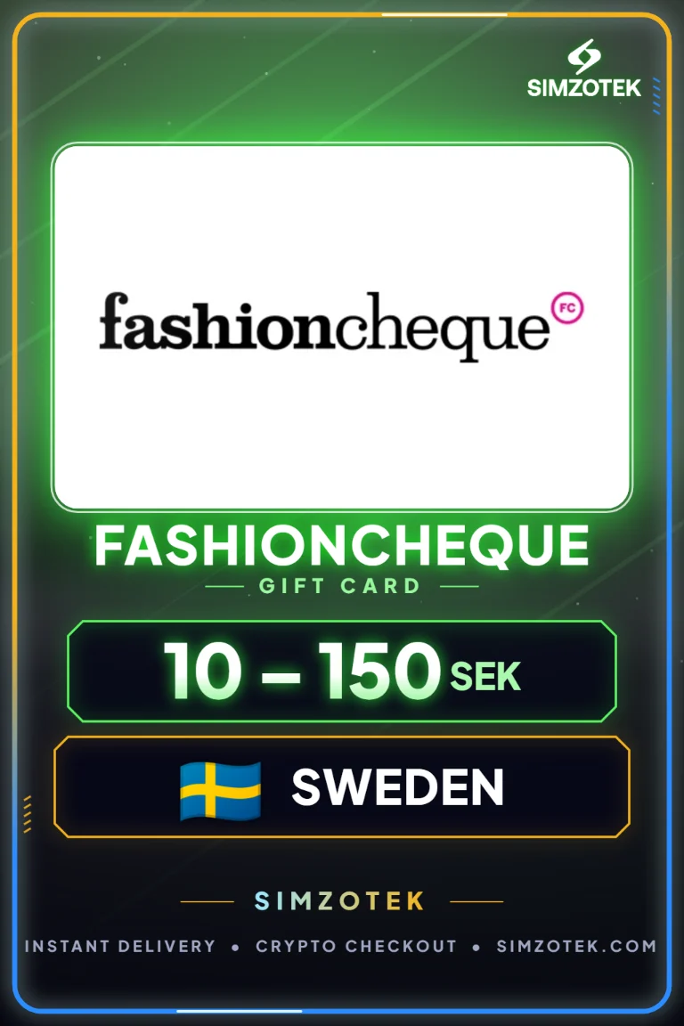 Fashioncheque Gift Card (Sweden)