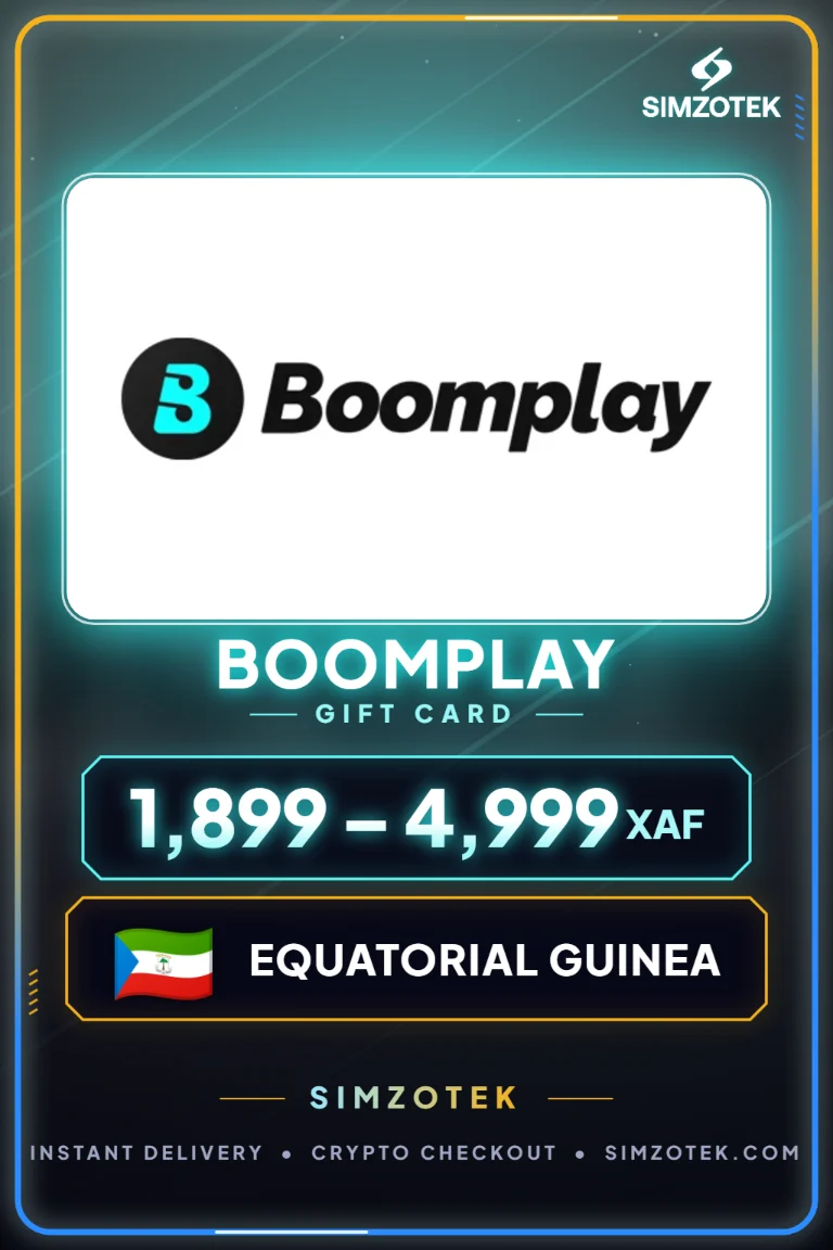 Carta regalo Boomplay (Guinea Equatoriale)