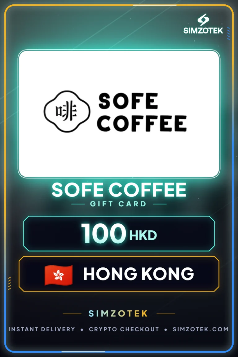 Sofe Coffee 기프트카드 (Hong Kong)
