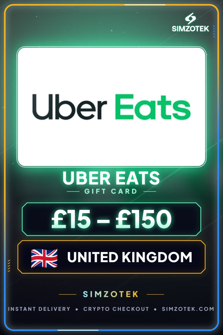 Uber Eats Geschenkkarte (Vereinigtes Königreich)