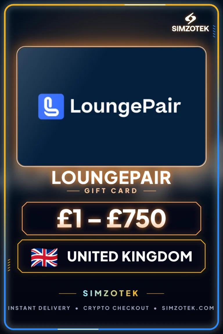 บัตรของขวัญ LoungePair (สหราชอาณาจักร)