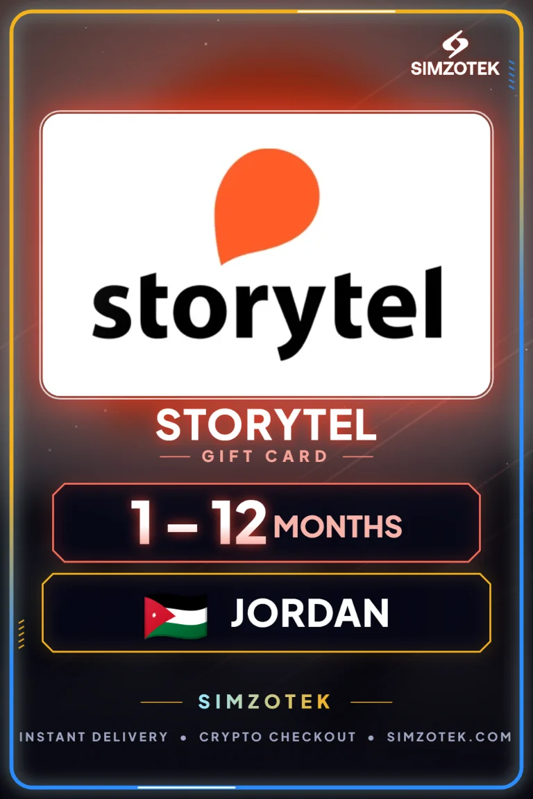 Karta podarunkowa Storytel (Jordania)