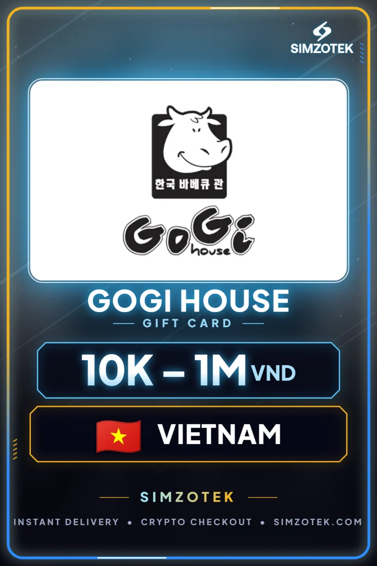Gogi House Gift Card (Vietnam)