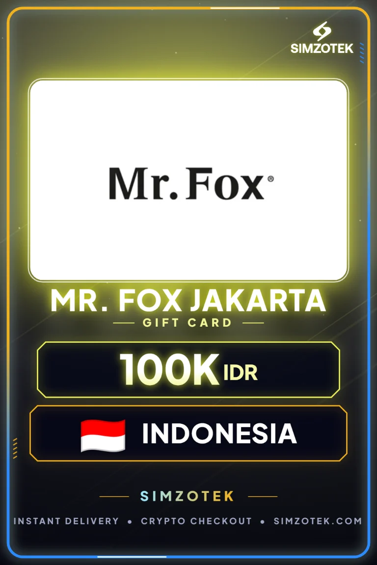 Mr. Fox Jakarta Geschenkkarte (Indonesien)