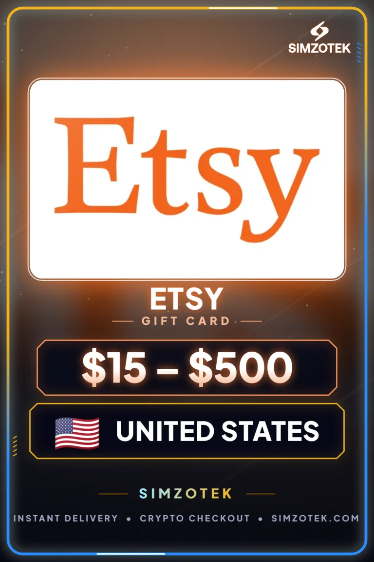 Dárková karta Etsy (Spojené státy)