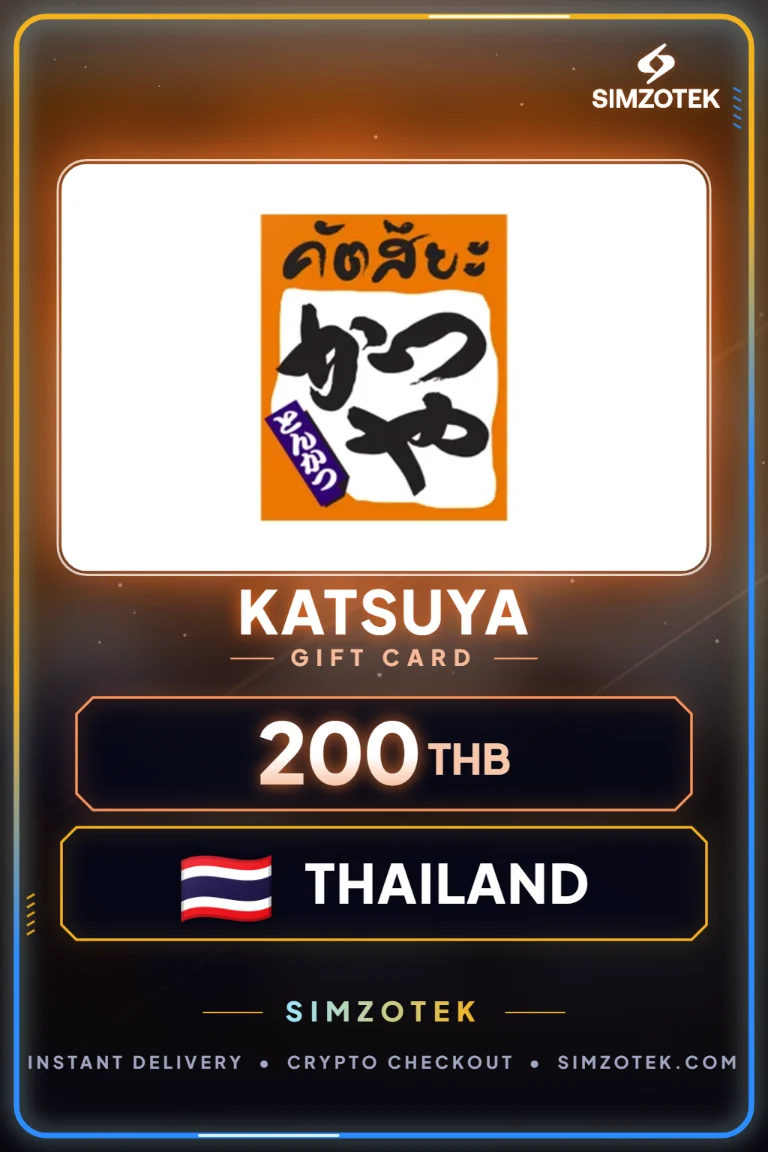 Katsuya Geschenkkarte (Thailand)