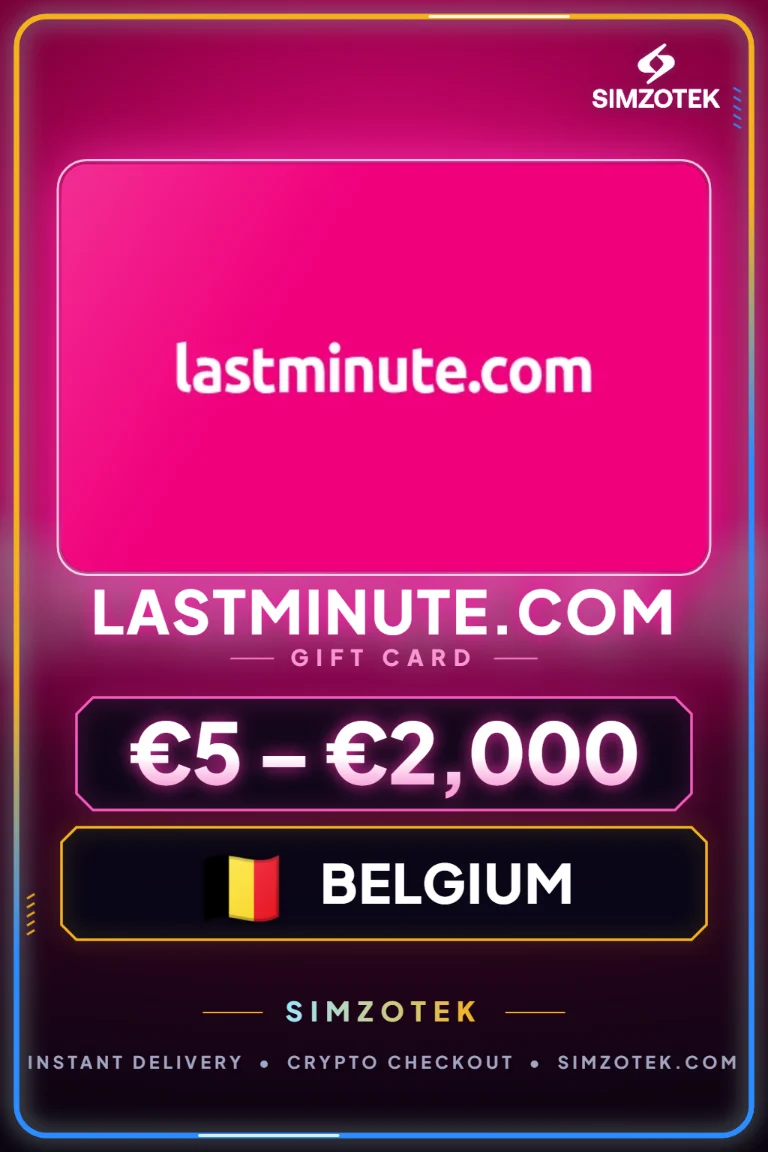 lastminute.com 기프트카드 (벨기에)