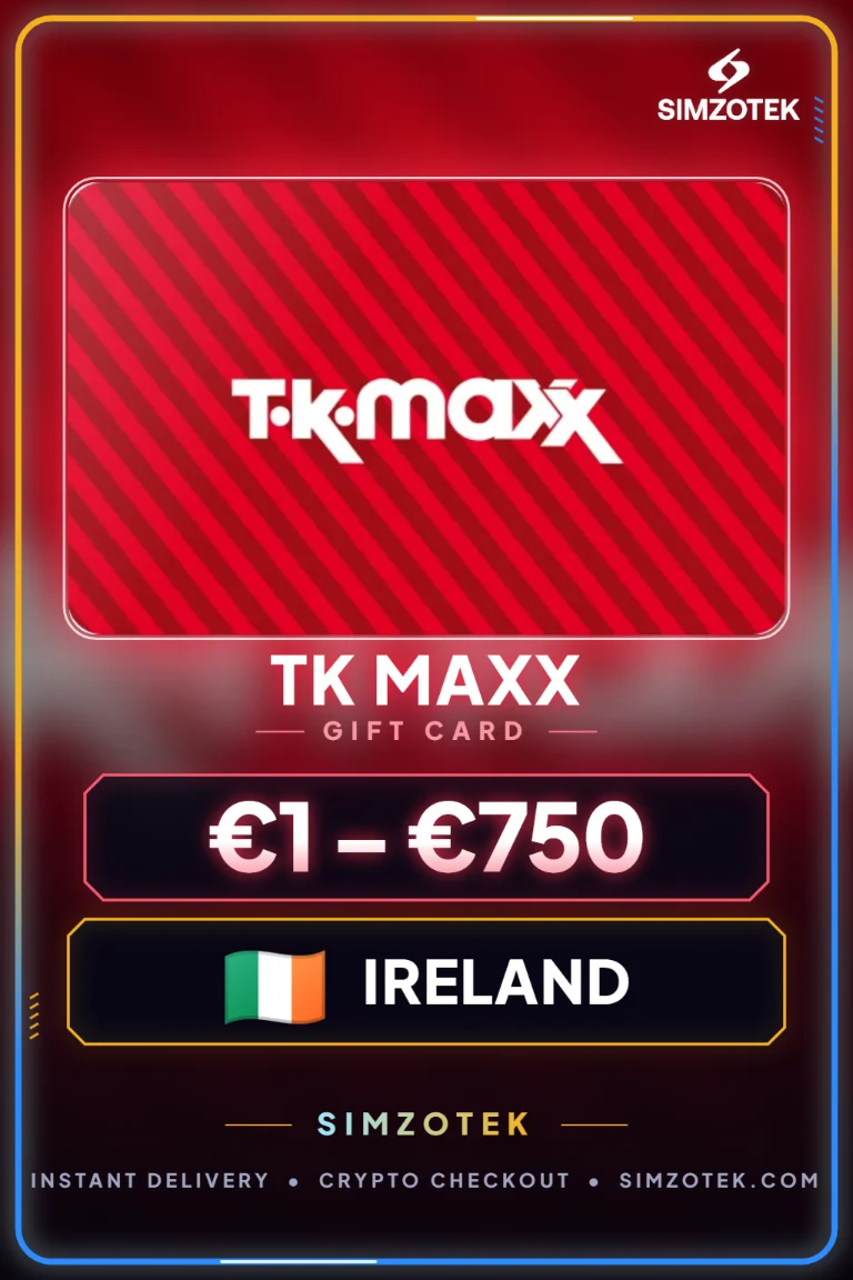 TK Maxx 기프트카드 (아일랜드)