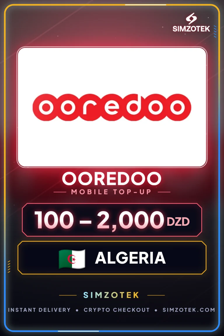 Ooredoo Prepaid-Guthaben (Algerien)
