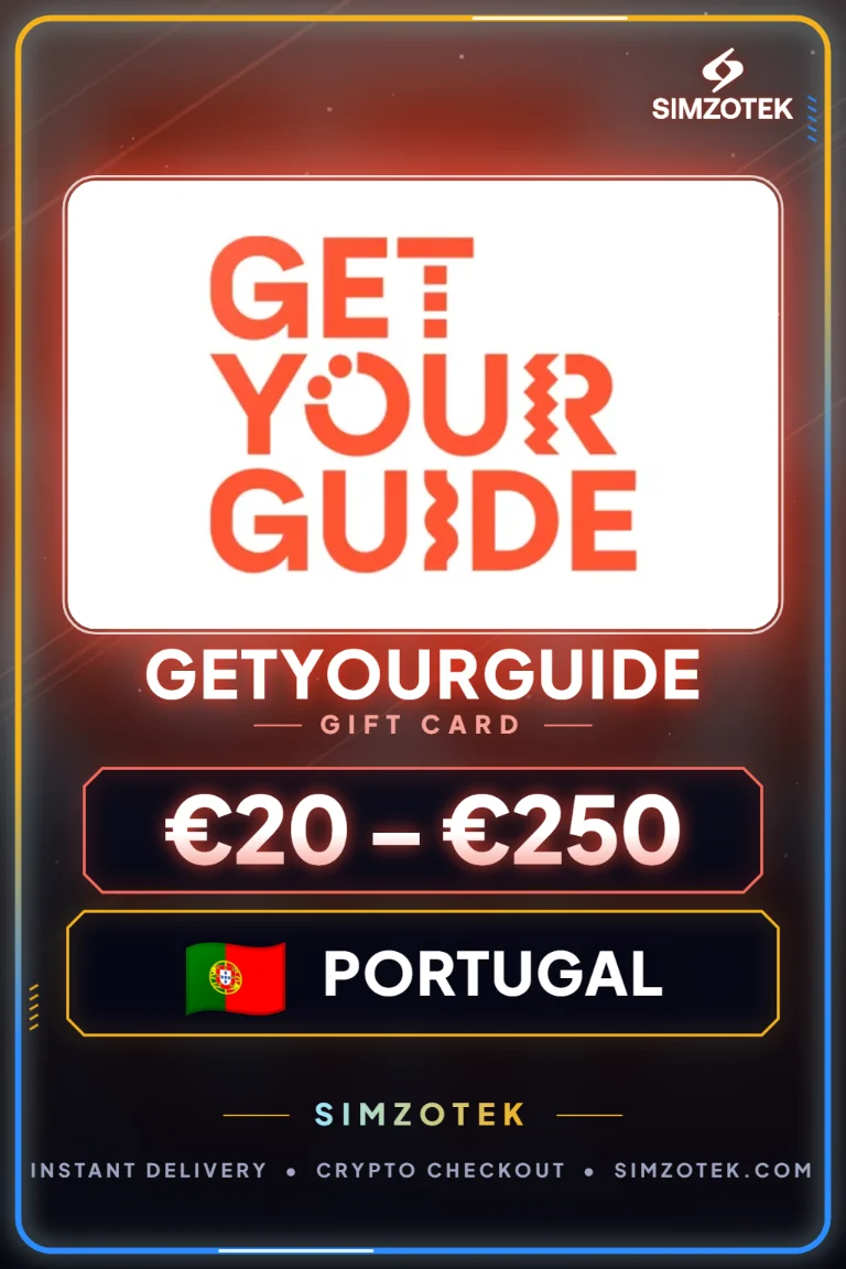 بطاقة هدايا GetYourGuide (البرتغال)