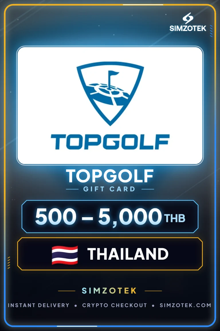 Thẻ quà tặng Topgolf (Thái Lan)
