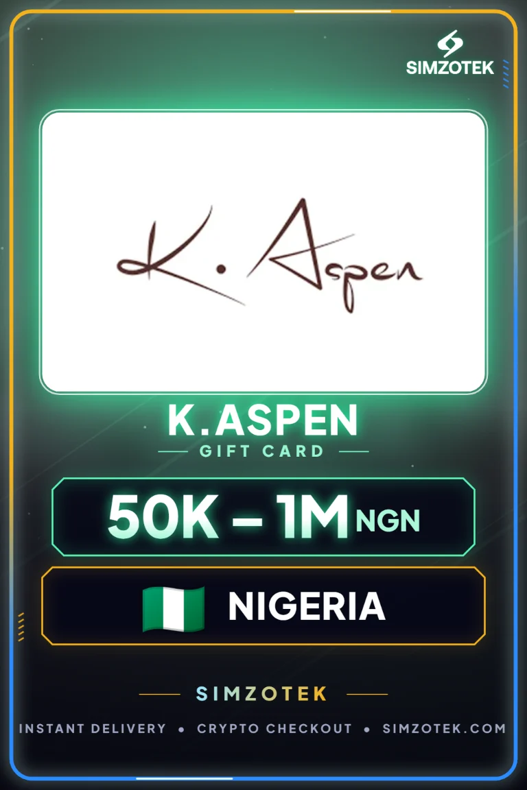 K.Aspen Gift Card (Nigeria)