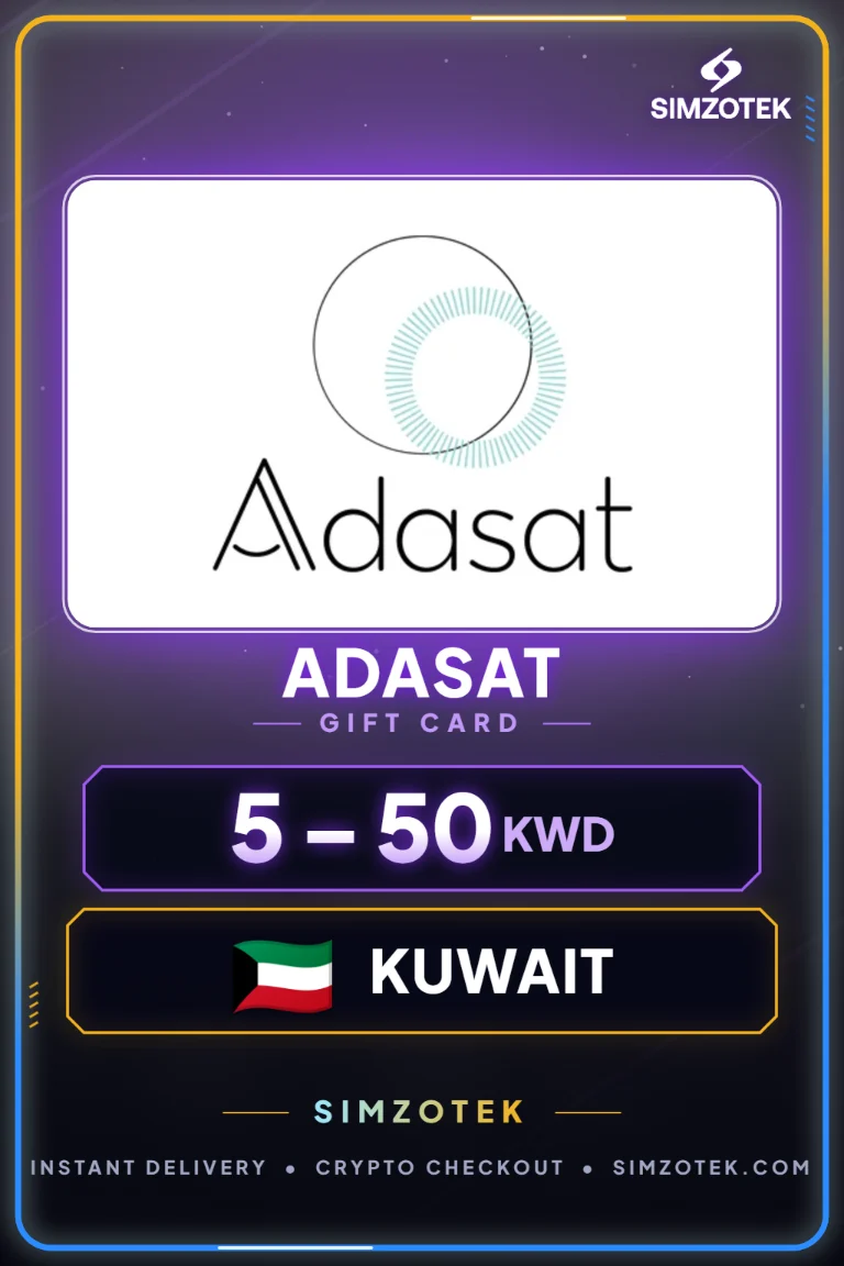 Dárková karta Adasat (Kuvajt)