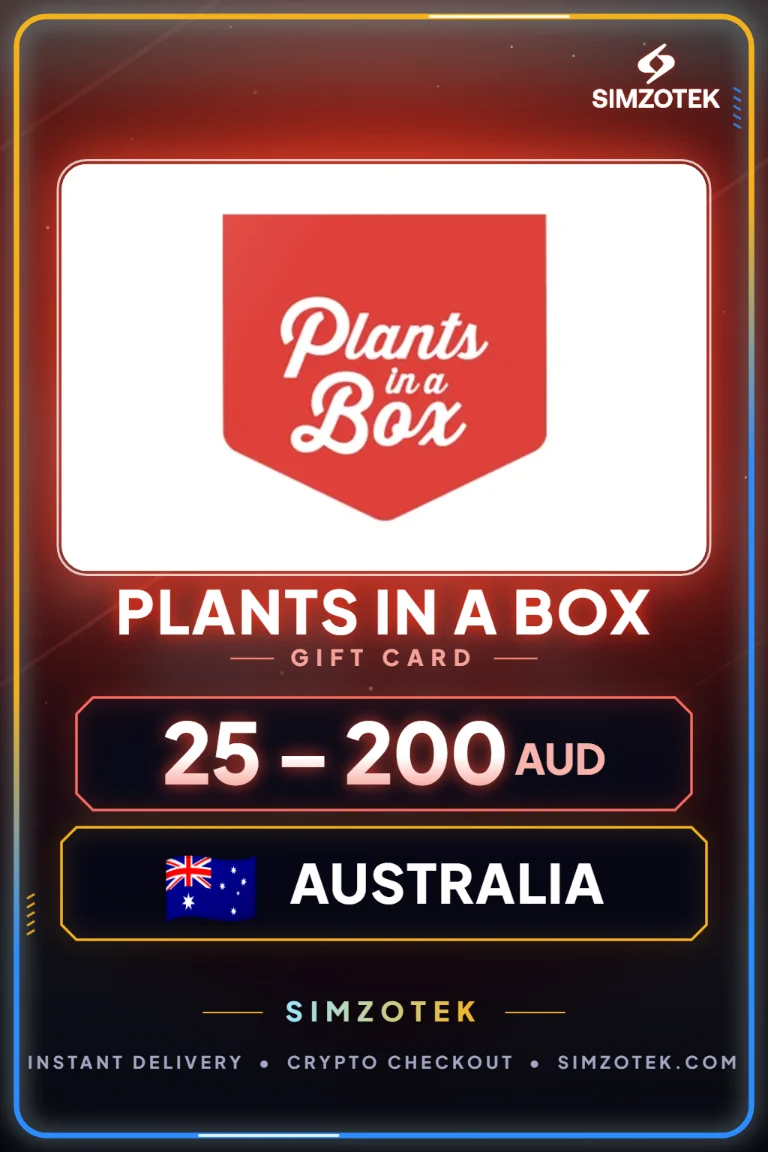 Dárková karta Plants in a Box (Austrálie)