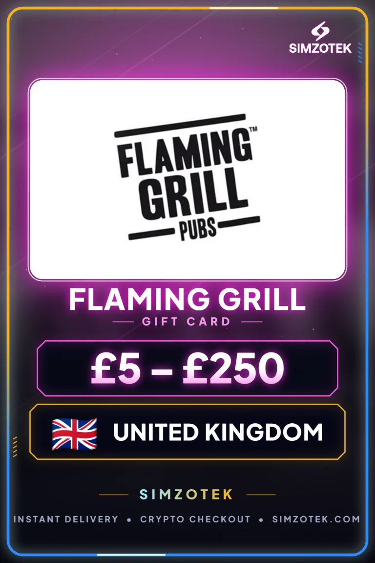 Flaming Grill Gift Card (United Kingdom)