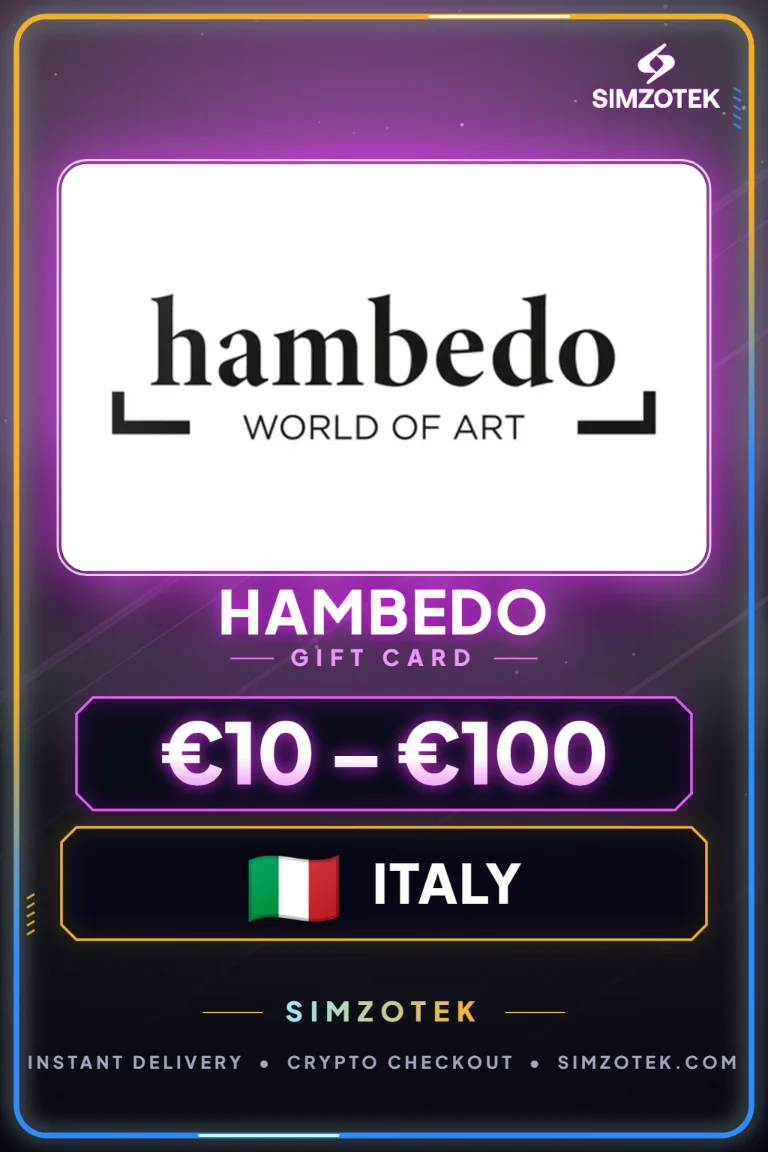 Dárková karta Hambedo (Itálie)