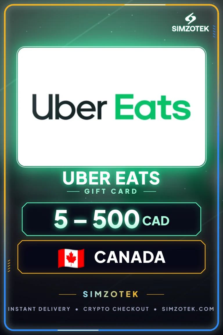 Dárková karta Uber Eats (Kanada)