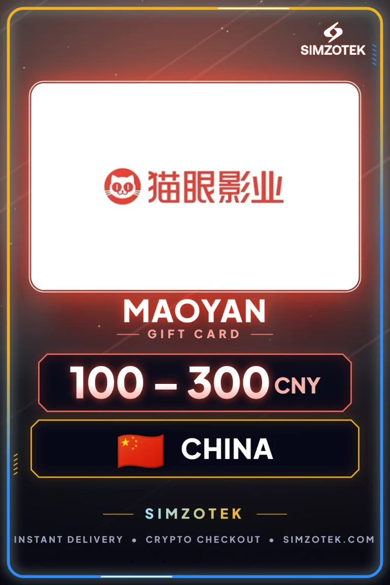 Maoyan Geschenkkarte (China)