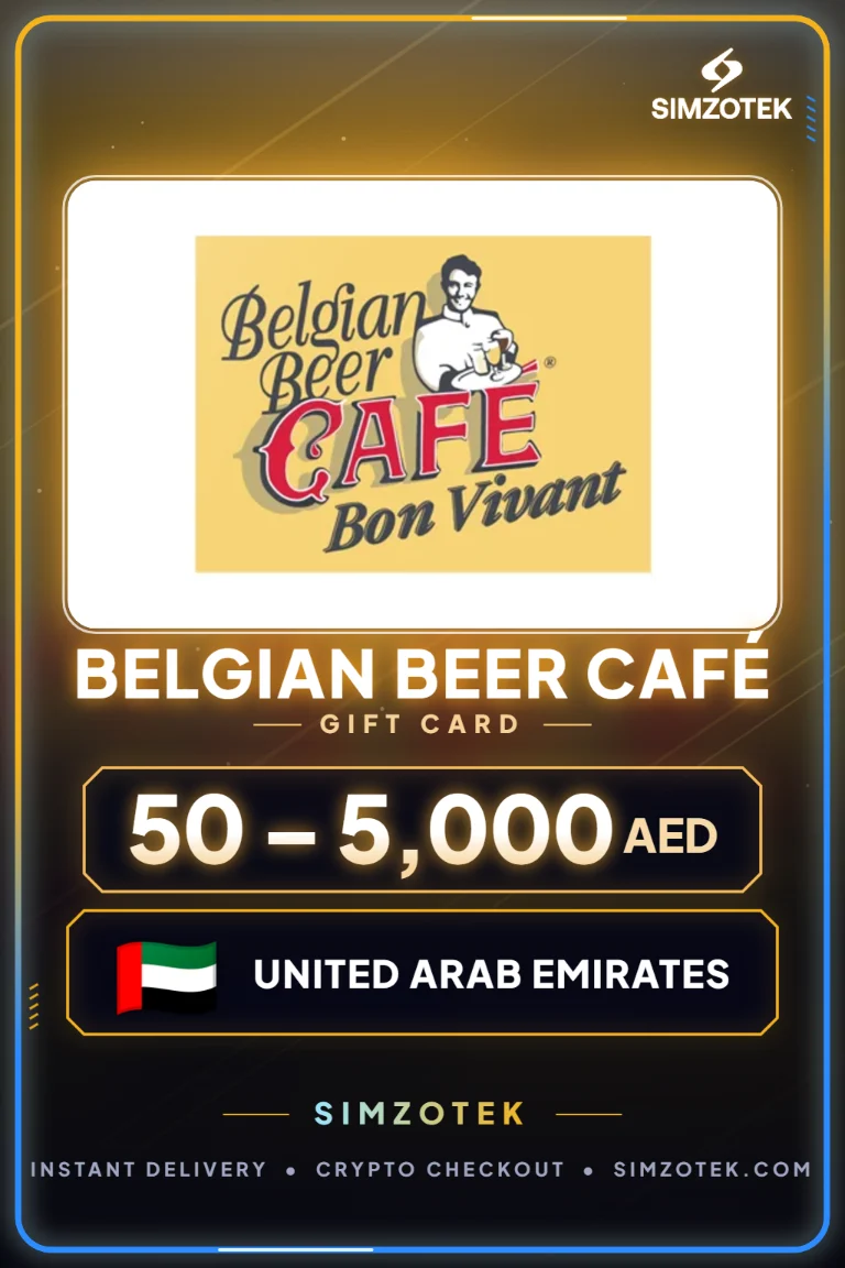 Carta regalo Belgian Beer Café (Emirati Arabi Uniti)