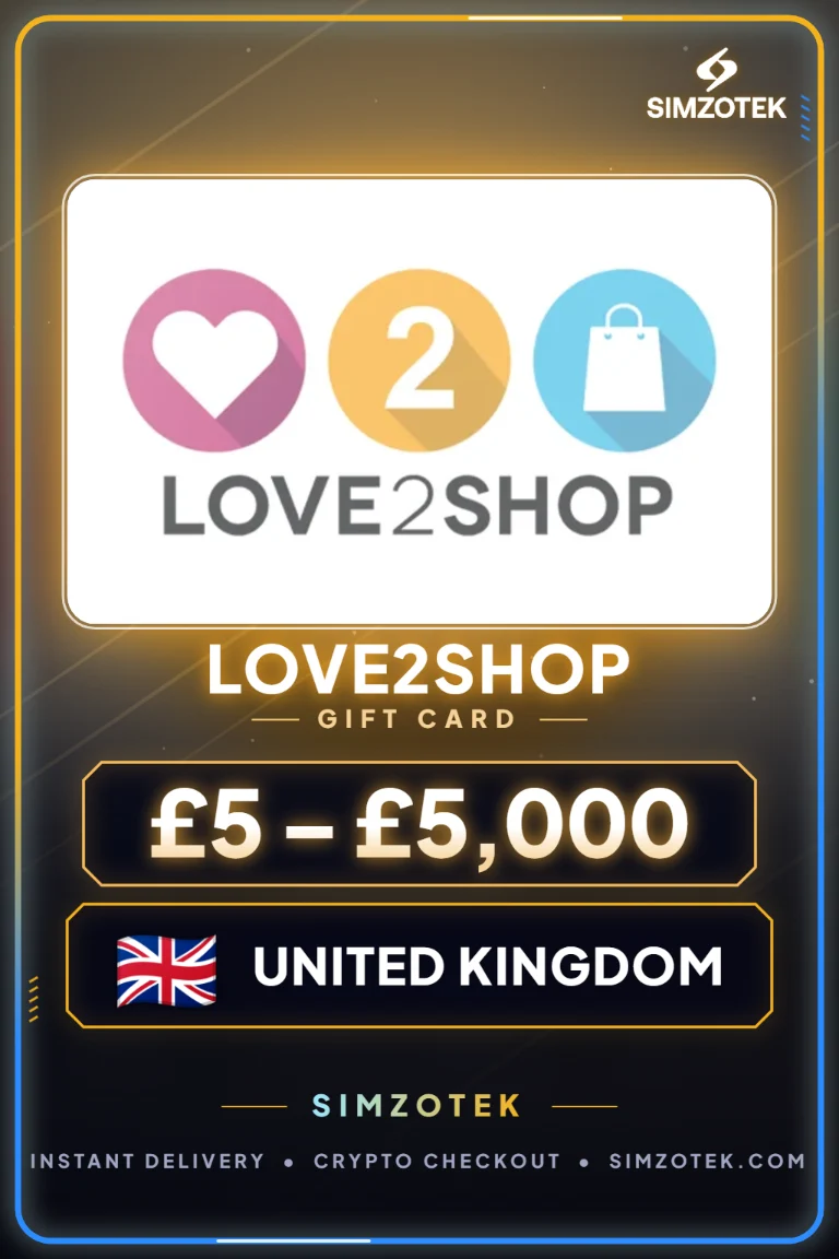 Card cadou Love2Shop (Regatul Unit)