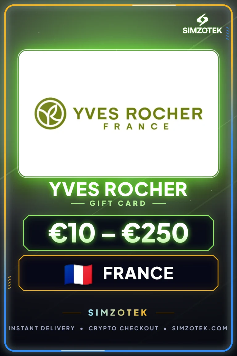 Karta podarunkowa Yves Rocher (Francja)
