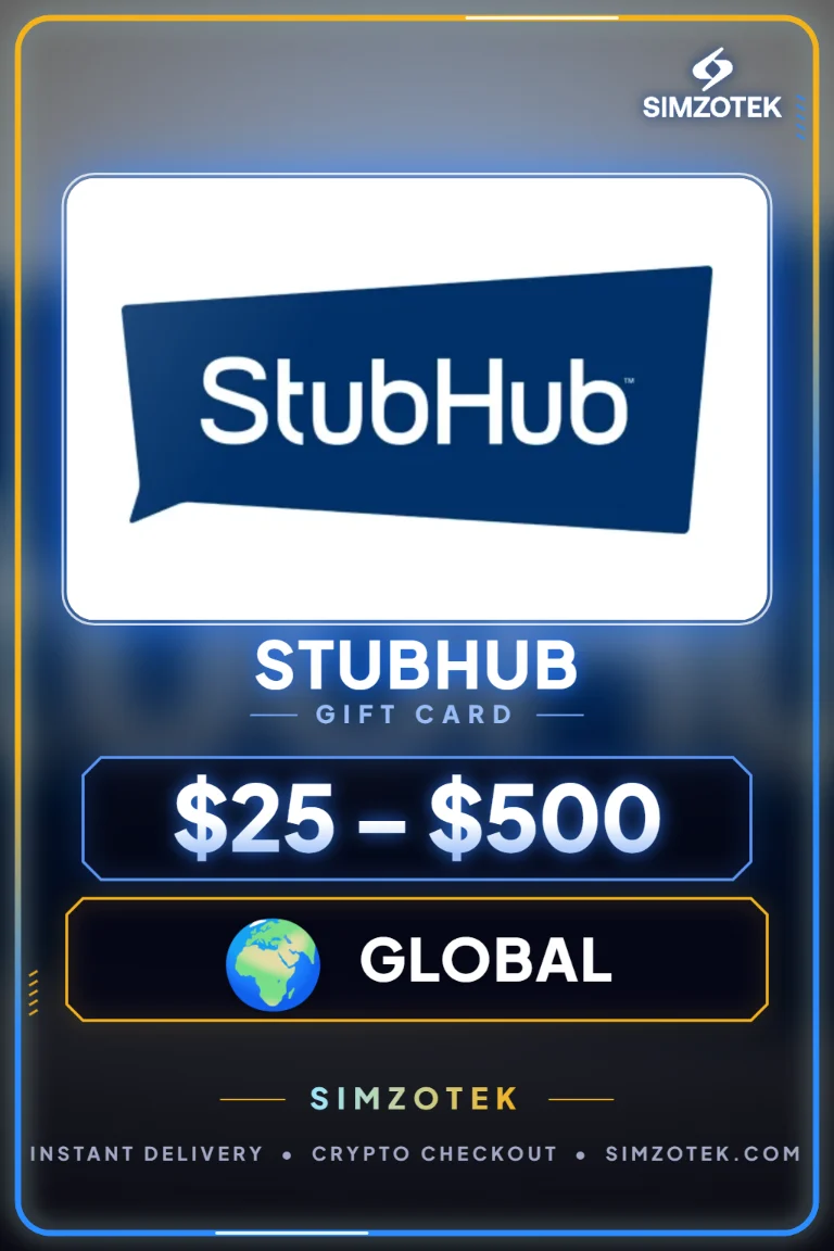 StubHub Gift Cards