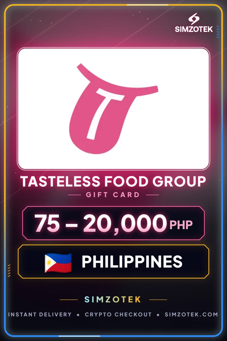 Tasteless Food Group Gift Card (Philippines)