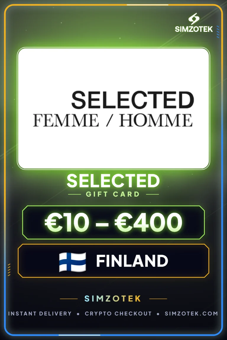 SELECTED dovanų kortelė (Suomija)