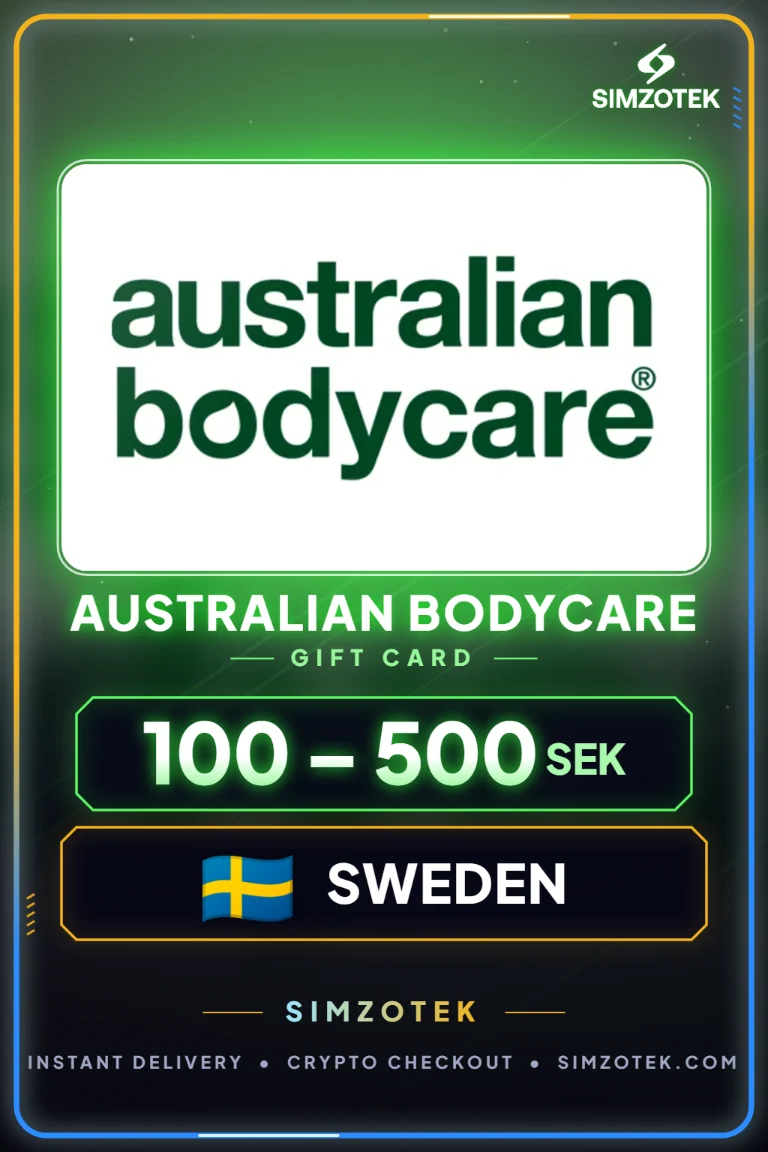 Australian Bodycare 기프트카드 (스웨덴)