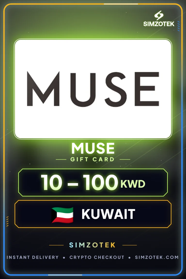 Dárková karta Muse (Kuvajt)