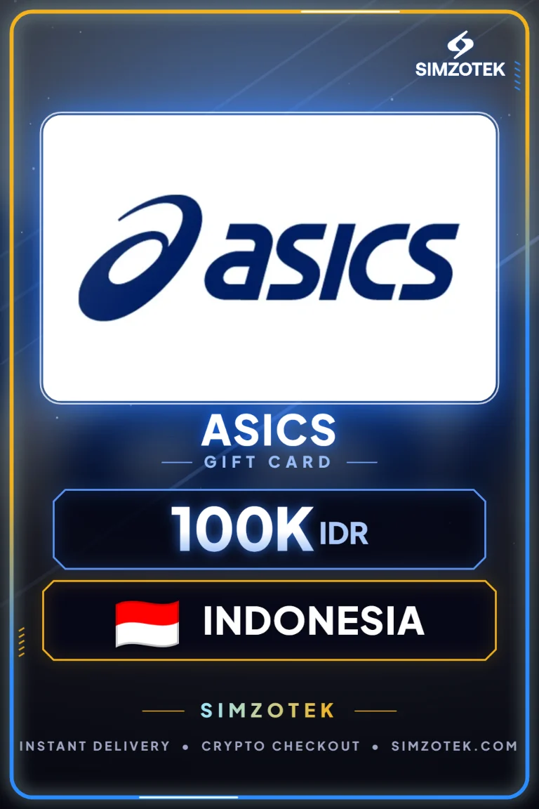 ASICS სასაჩუქრე ბარათი (ინდონეზია)