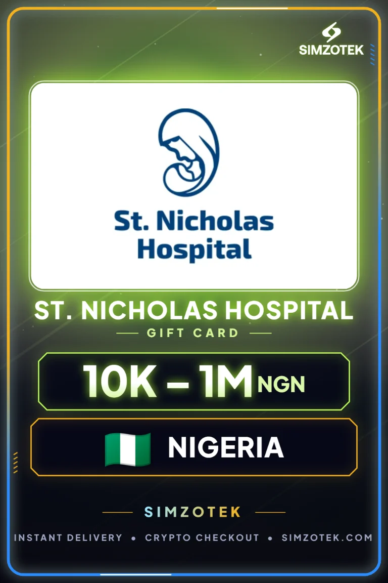 St. Nicholas Hospital dovanų kortelė (Nigerija)