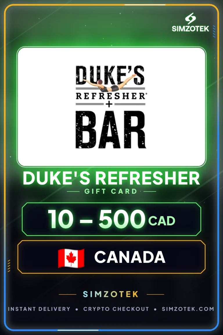บัตรของขวัญ Duke's Refresher (แคนาดา)