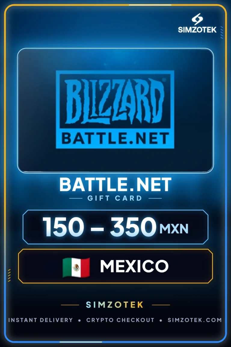 บัตรของขวัญ Battle.net (เม็กซิโก)