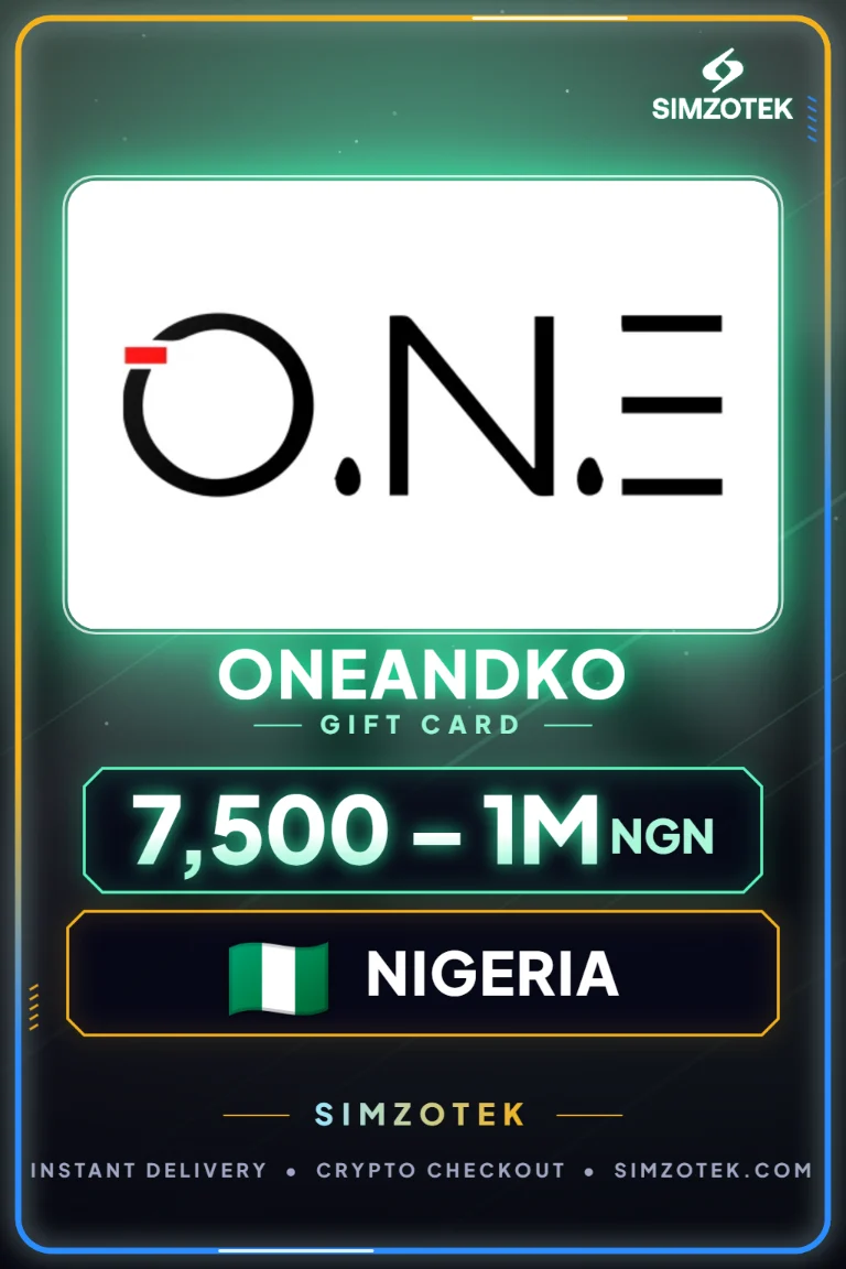 OneandKo Gift Card (Nigeria)