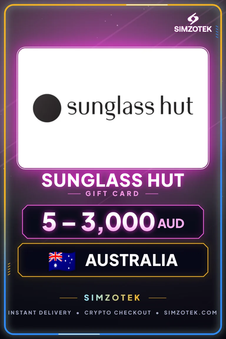 Dárková karta Sunglass Hut (Austrálie)