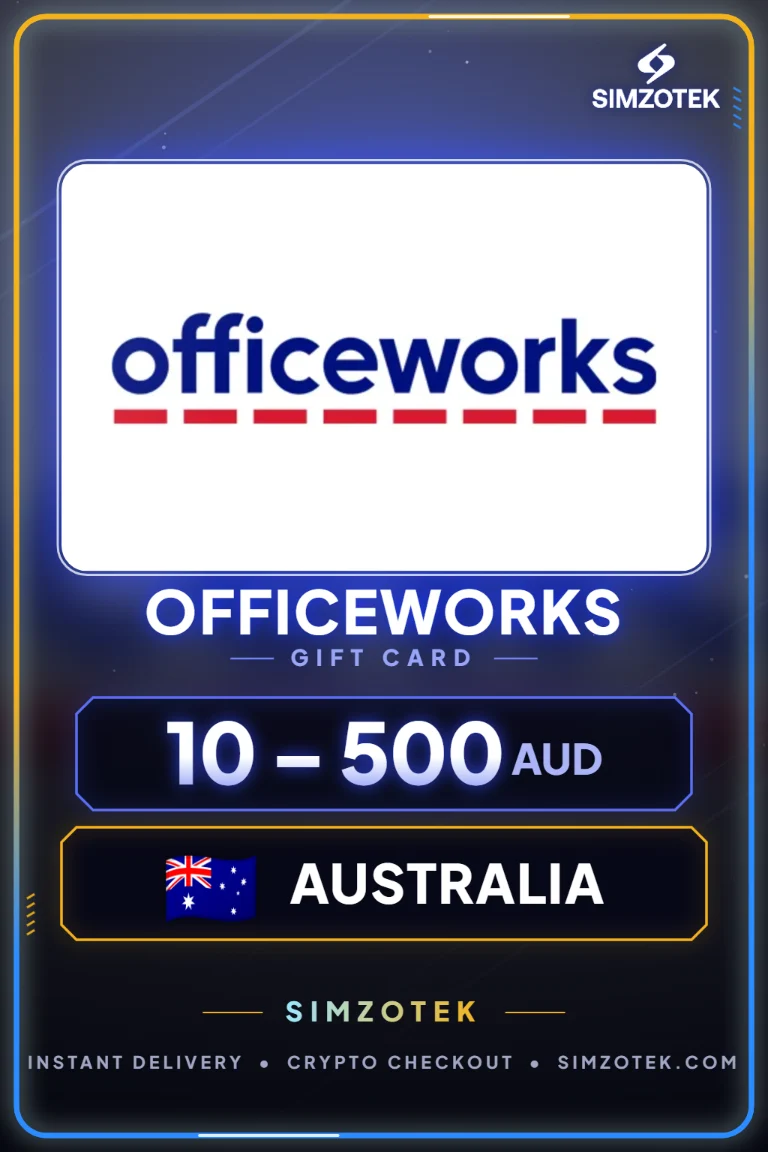 Officeworks Geschenkkarte (Australien)