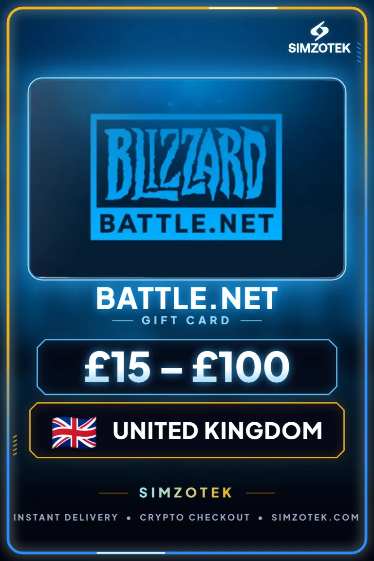 Card cadou Battle.net (Regatul Unit)