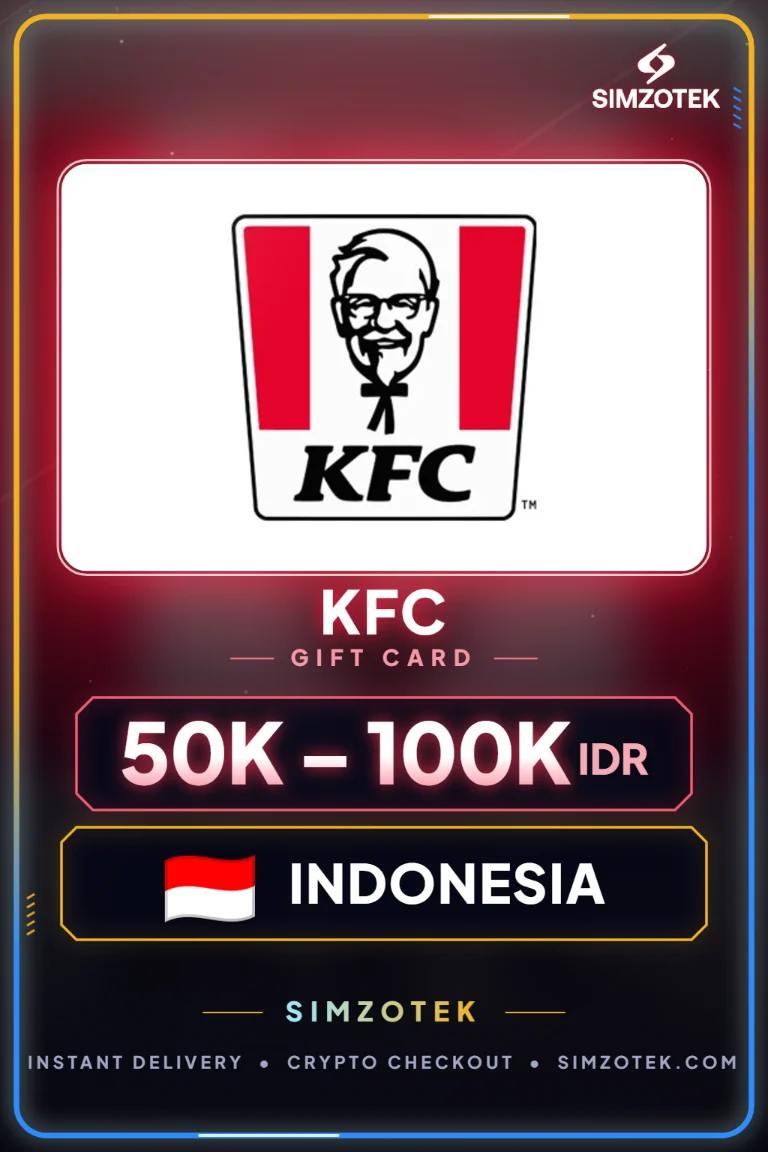 KFC Geschenkkarte (Indonesien)