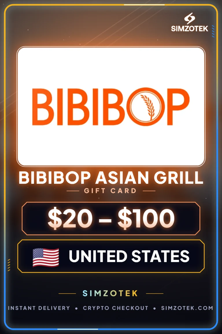 BIBIBOP Asian Grill 기프트카드 (미국)