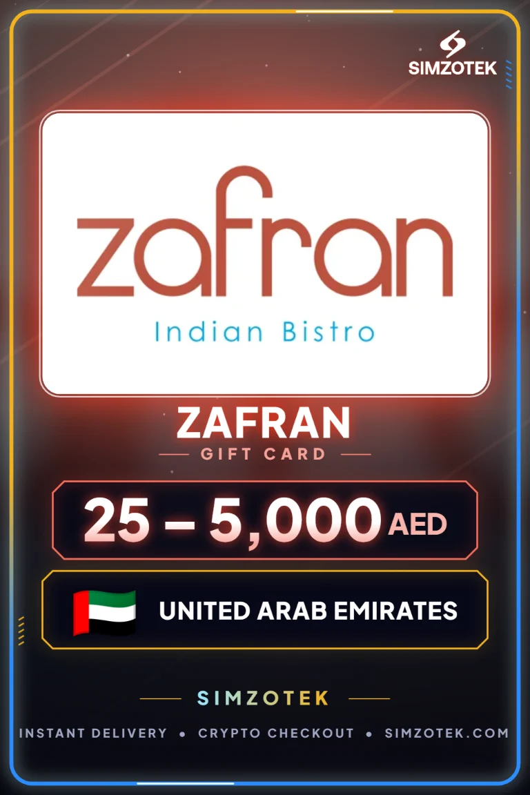 Zafran dovanų kortelė (Jungtiniai Arabų Emyratai)