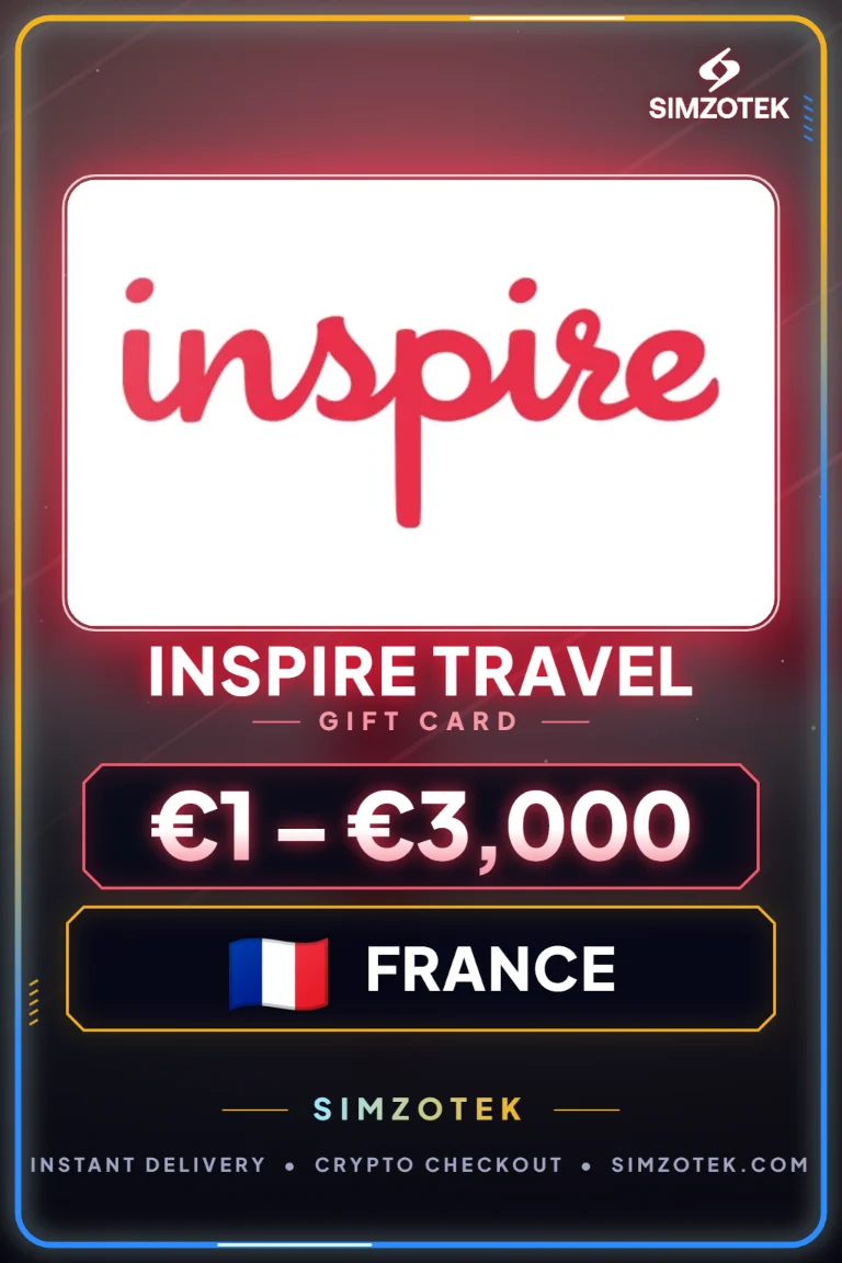 Inspire Travel Gift Card (France)