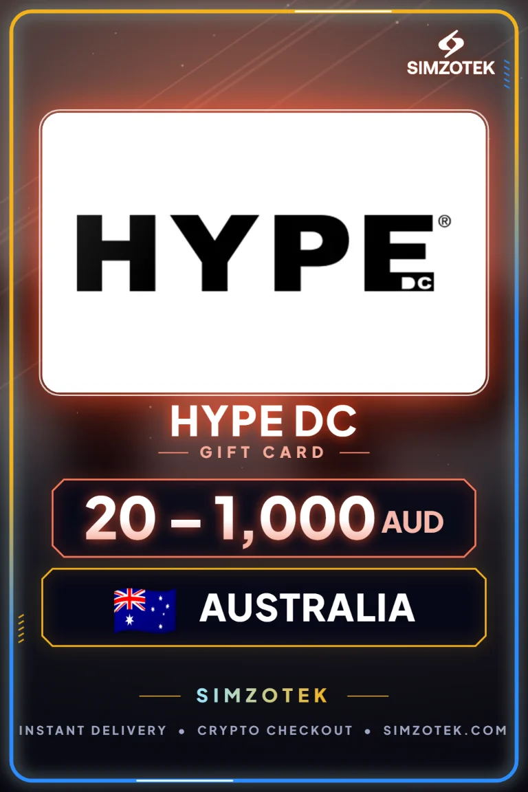 Hype DC Gift Card (Australia)